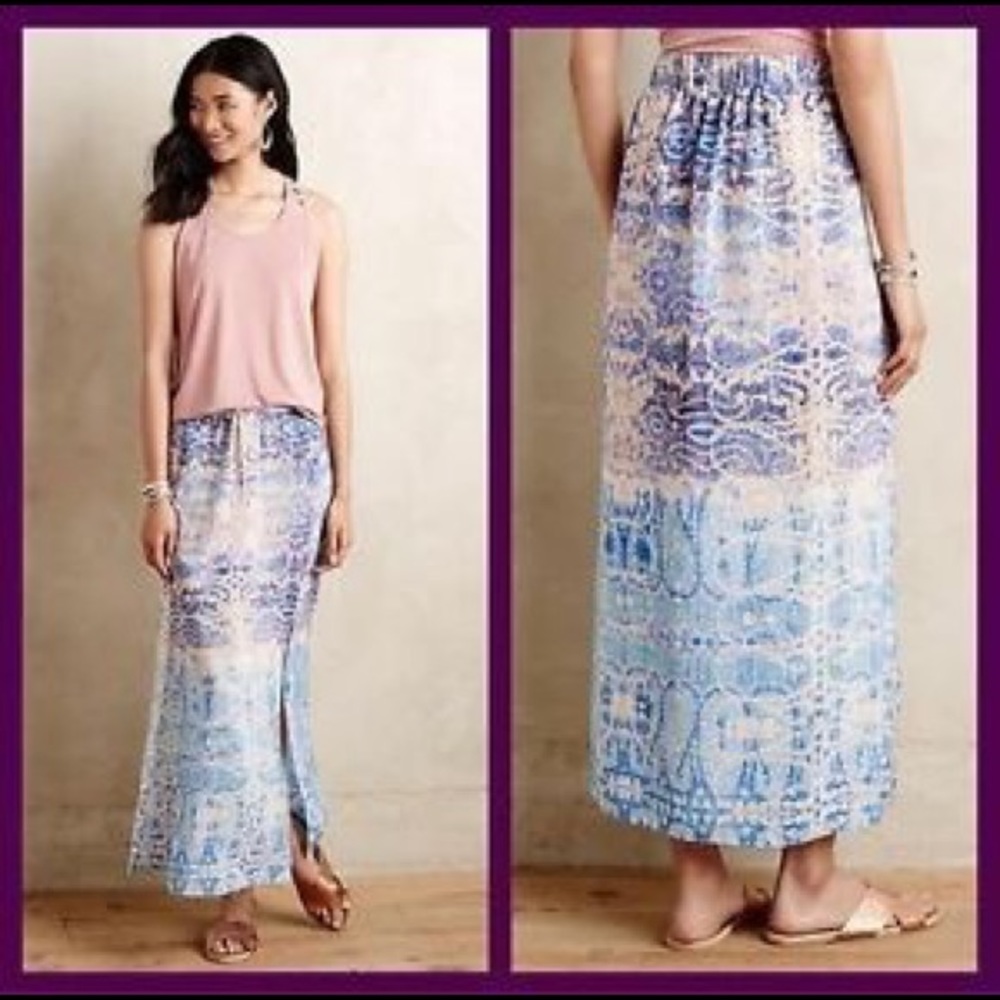 Anthropologie Maeve Waimea maxi skirt